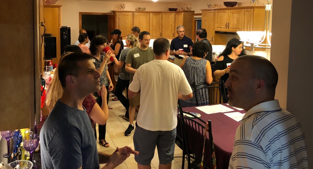 Parents enjoy each other's company at this year's event
