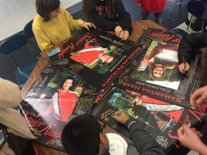 Senior posters are signed, reflecting the closeness of the Marching Knights 