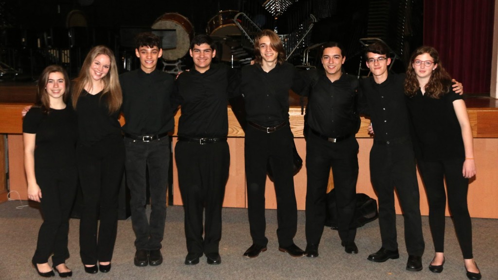 Left to Right: Gianna Lodato, Julia Zon, Jimmy Alamia, Andrew Marino, Gabe Ruszala, TJ Viola, Ryan Polizzi, Caroline McElhannon. Not Pictured: James Humphrey